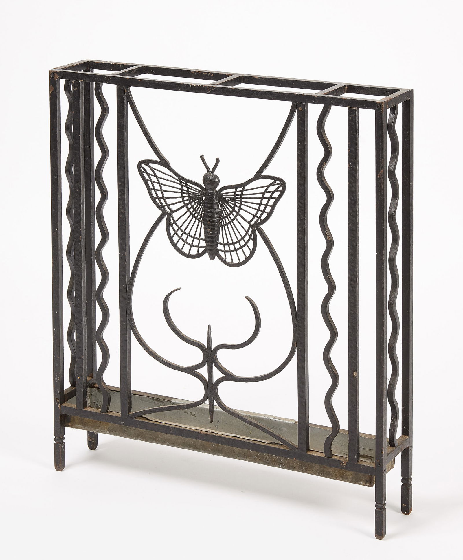French Art Deco Butterfly Umbrella Stand (1 of 6)
