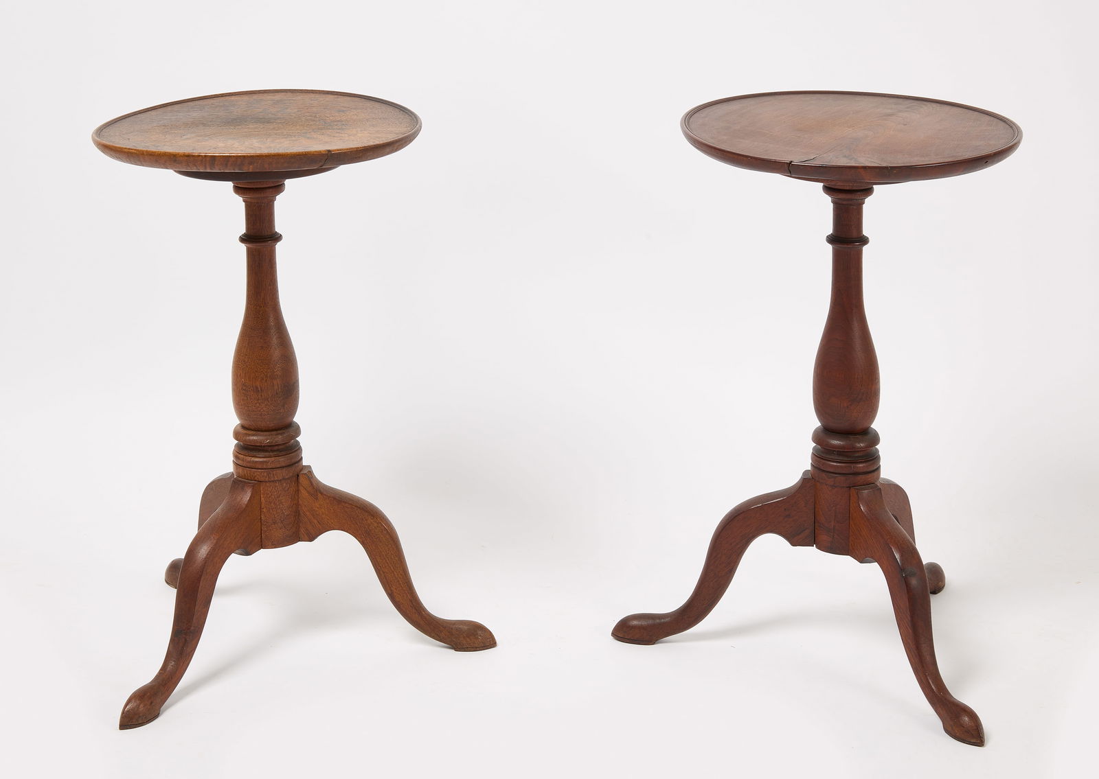 Two Round Top Candlestands (1 of 3)