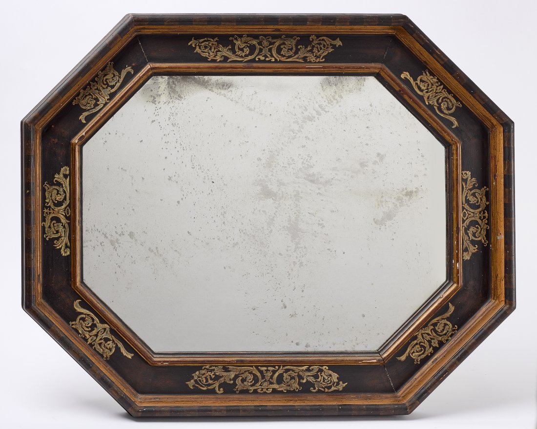 Eight Sided Antique Mirror (1 of 3)