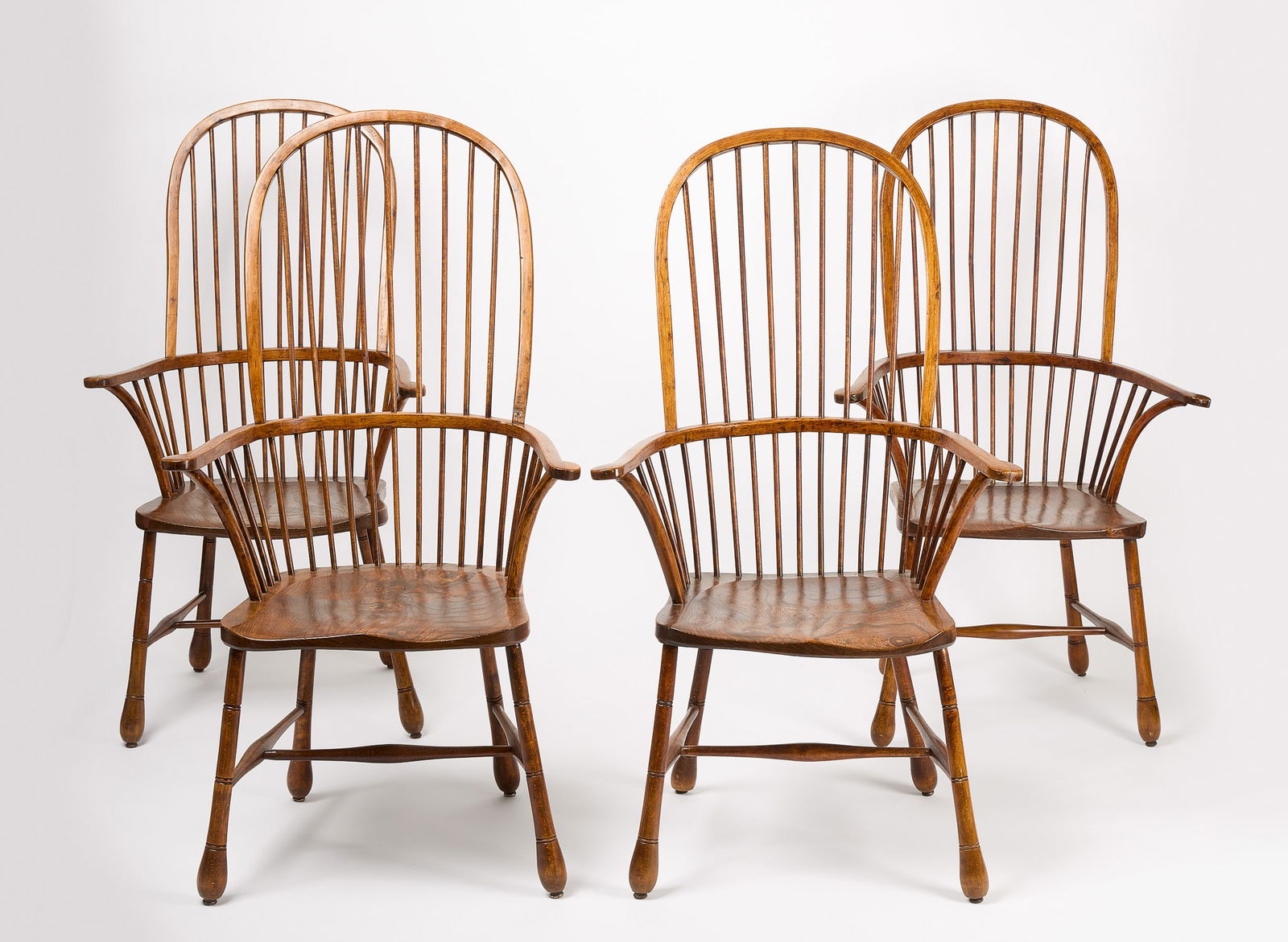 Set of Four English Windsor Chairs (1 of 5)