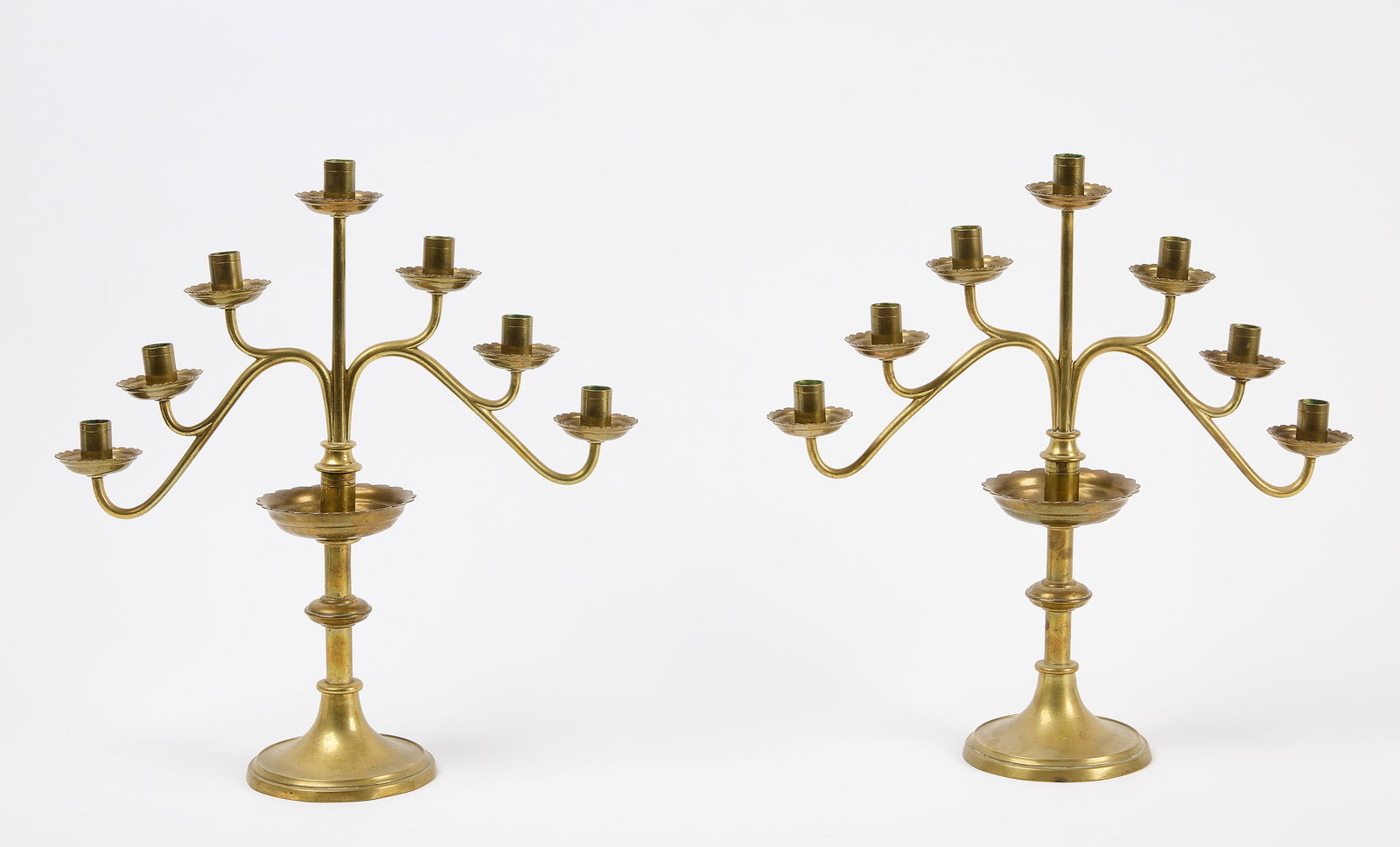 Pair of Brass Candelabra (1 of 4)