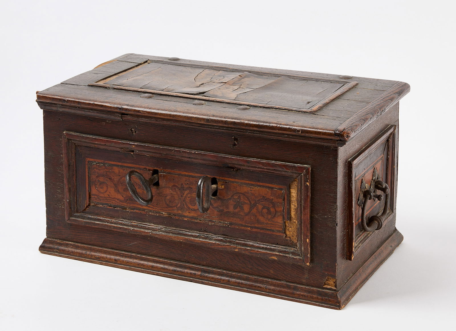 Early European Box with Double Lock (1 of 8)