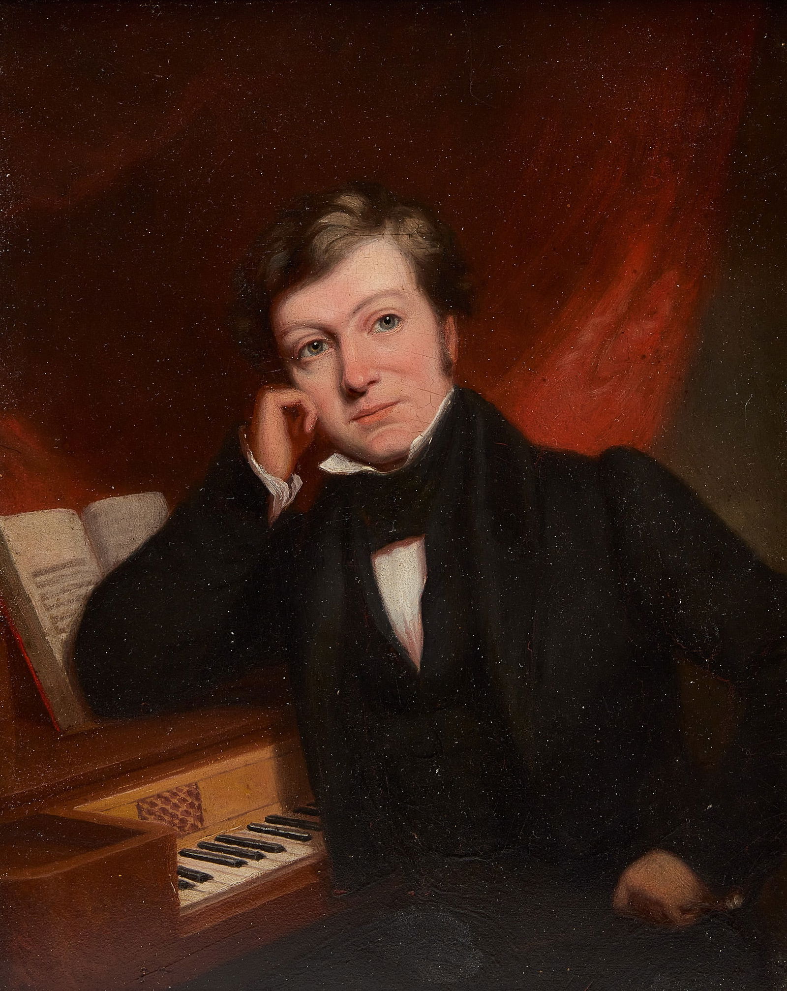 Portrait of a Man at a Piano Forte (1 of 4)