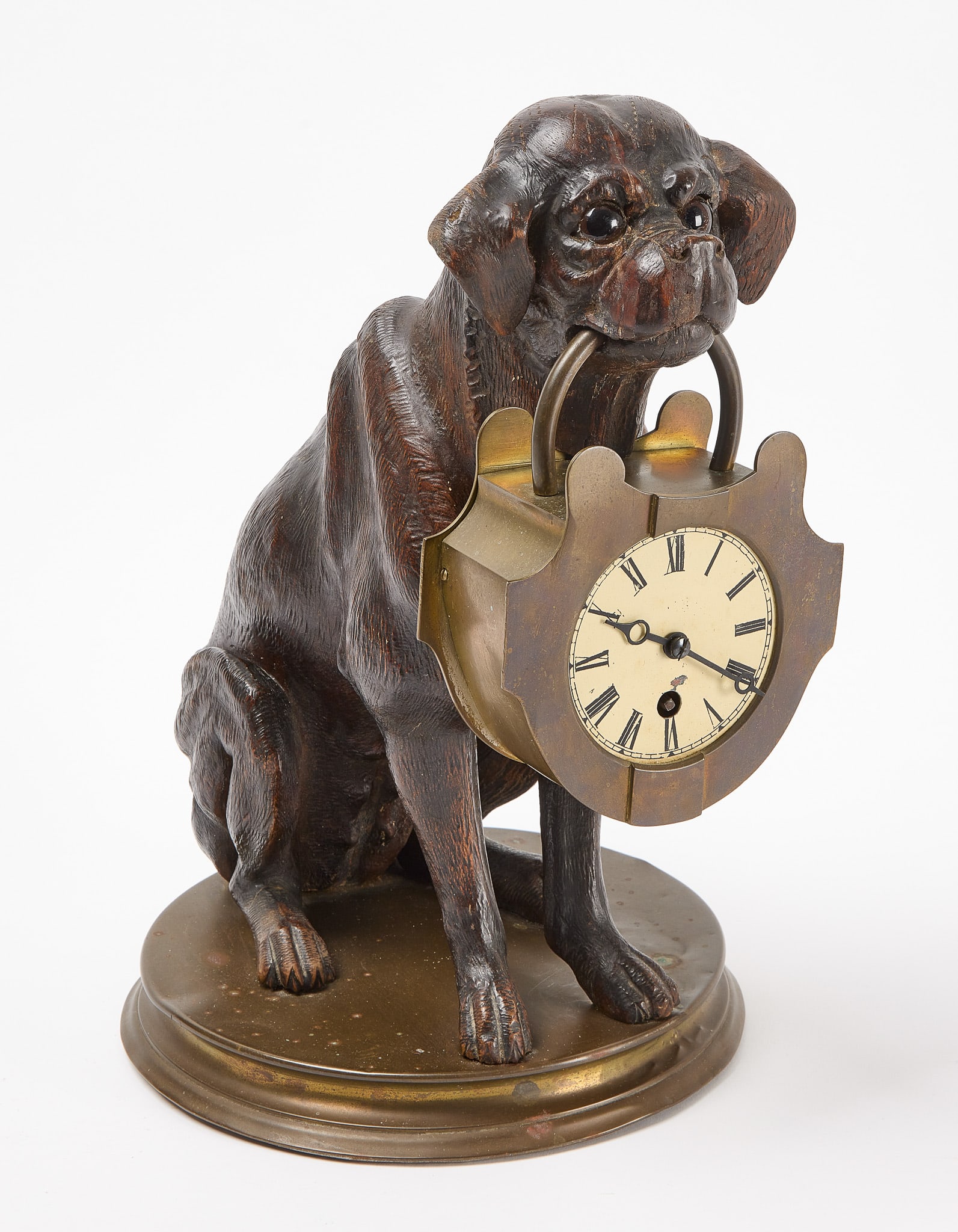 Black Forest Dog Clock Holder (1 of 6)
