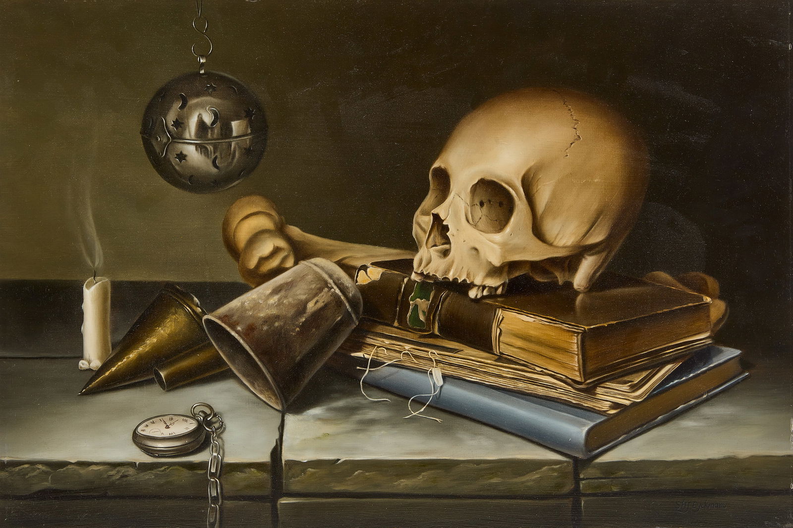 Stefaan Eyckmans - Vanitas met Boeken (1 of 5)