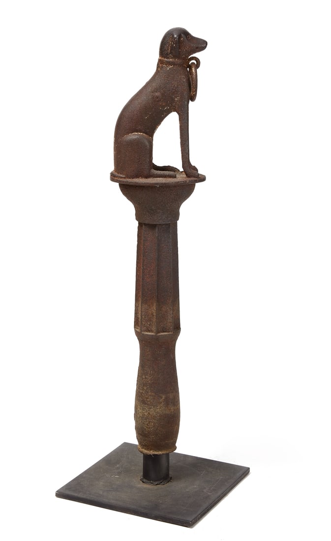 Dog Hitching Post Auction