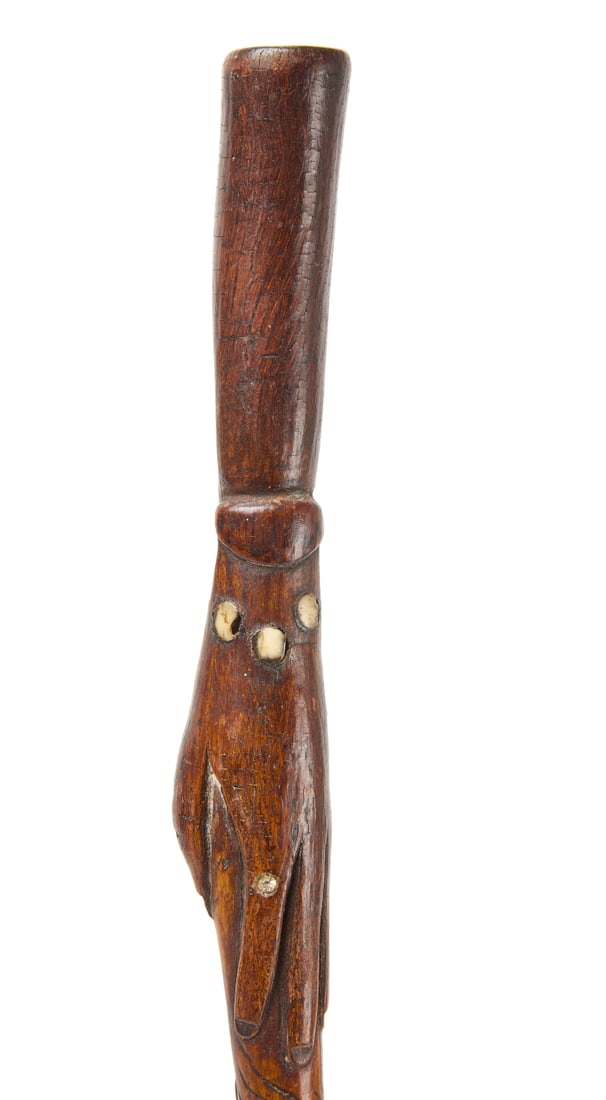 Walking Stick With Hand and Lizard (1 of 6)