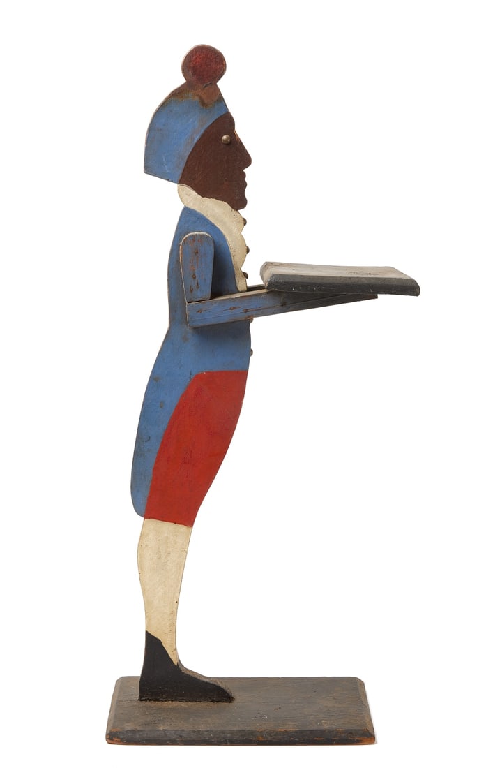 Black Americana Butler Serving Stand (1 of 5)