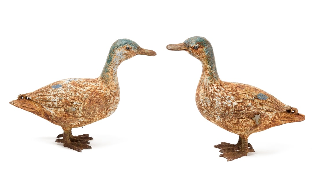 Pair of Cast Iron Ducks (1 of 7)
