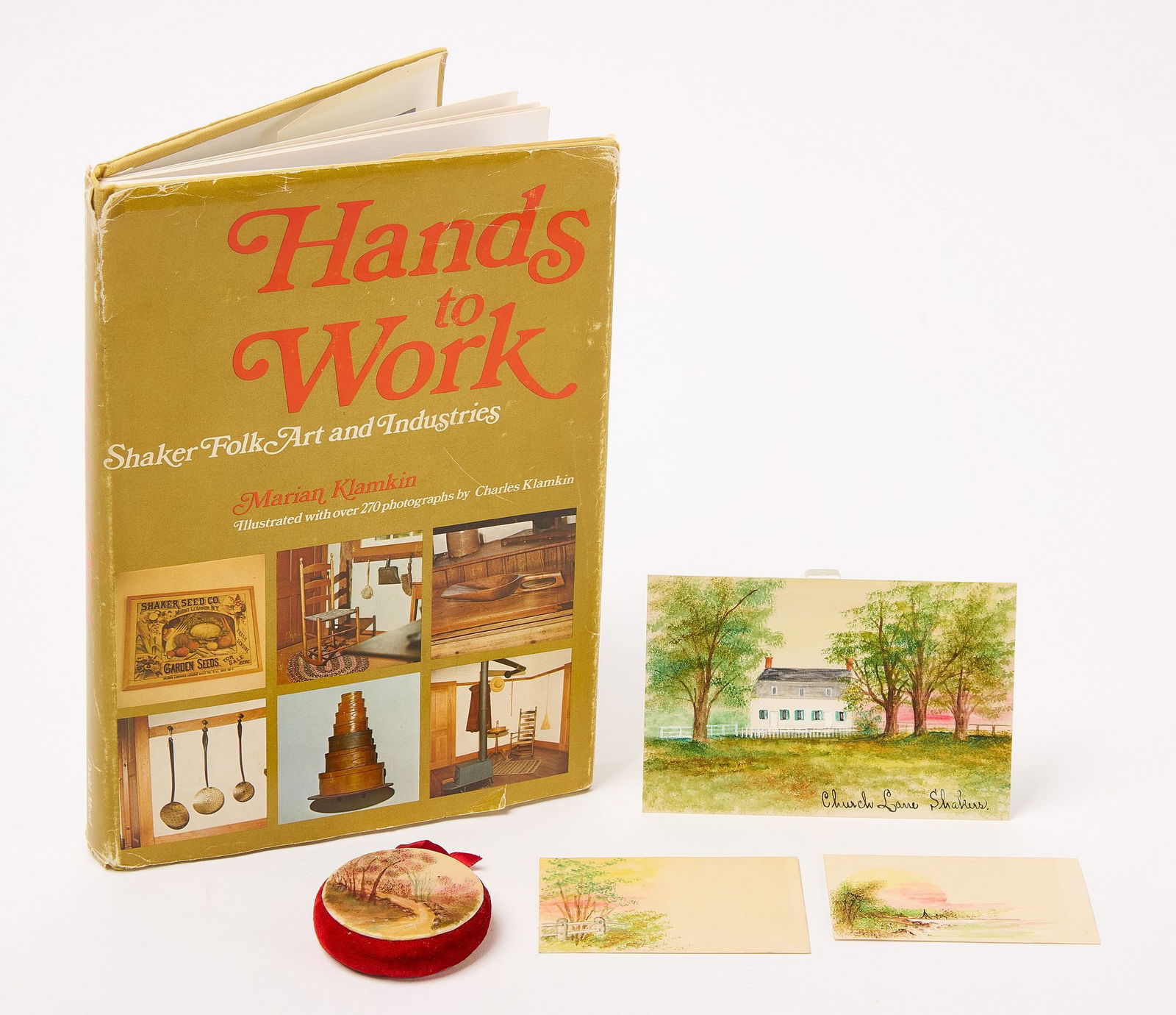 Four Sister Sarle Paintings Together with M. Klamkin – Hands to Work (1 of 4)
