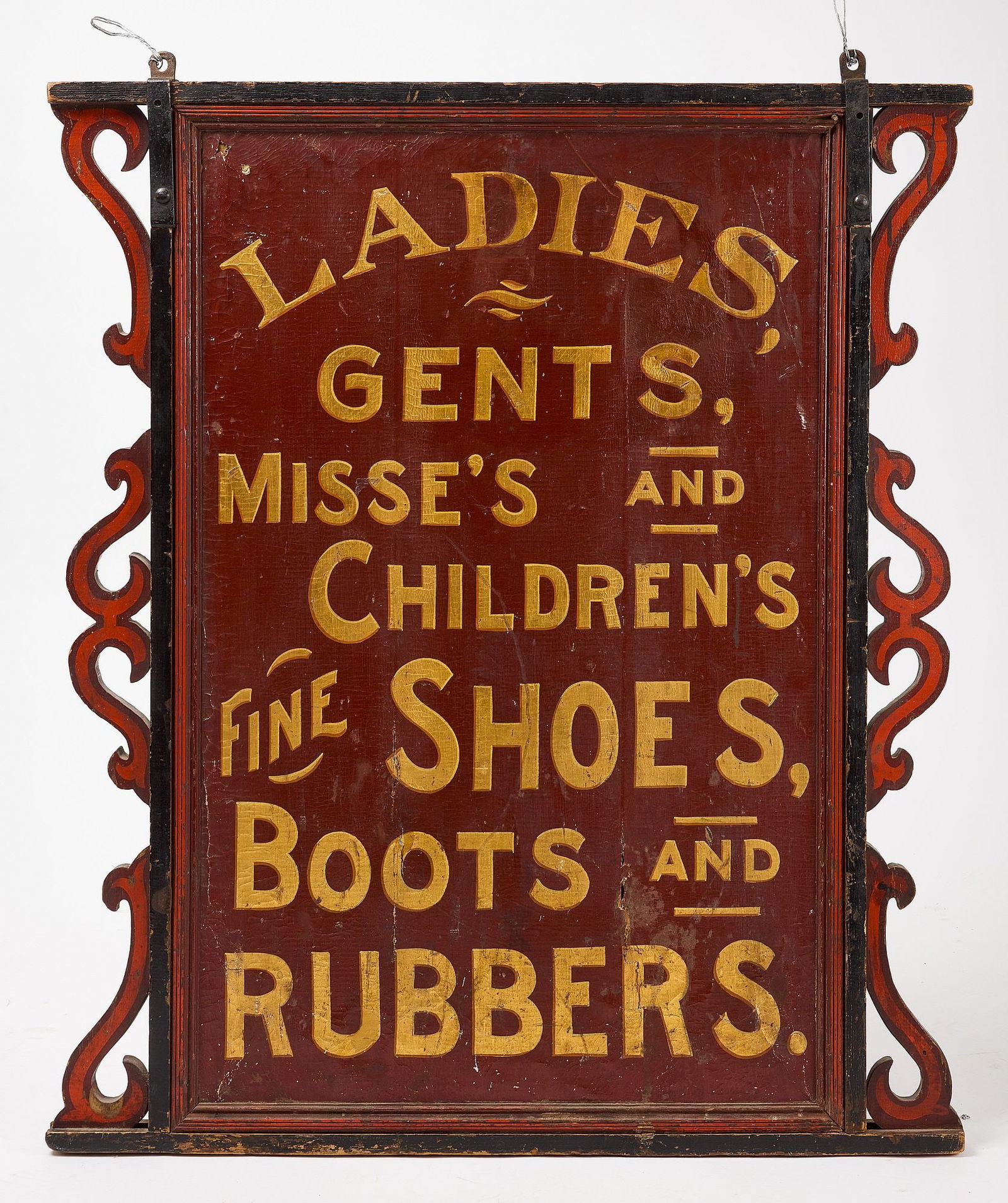 Fine Shoes Boots and Rubbers Trade Sign (1 of 6)