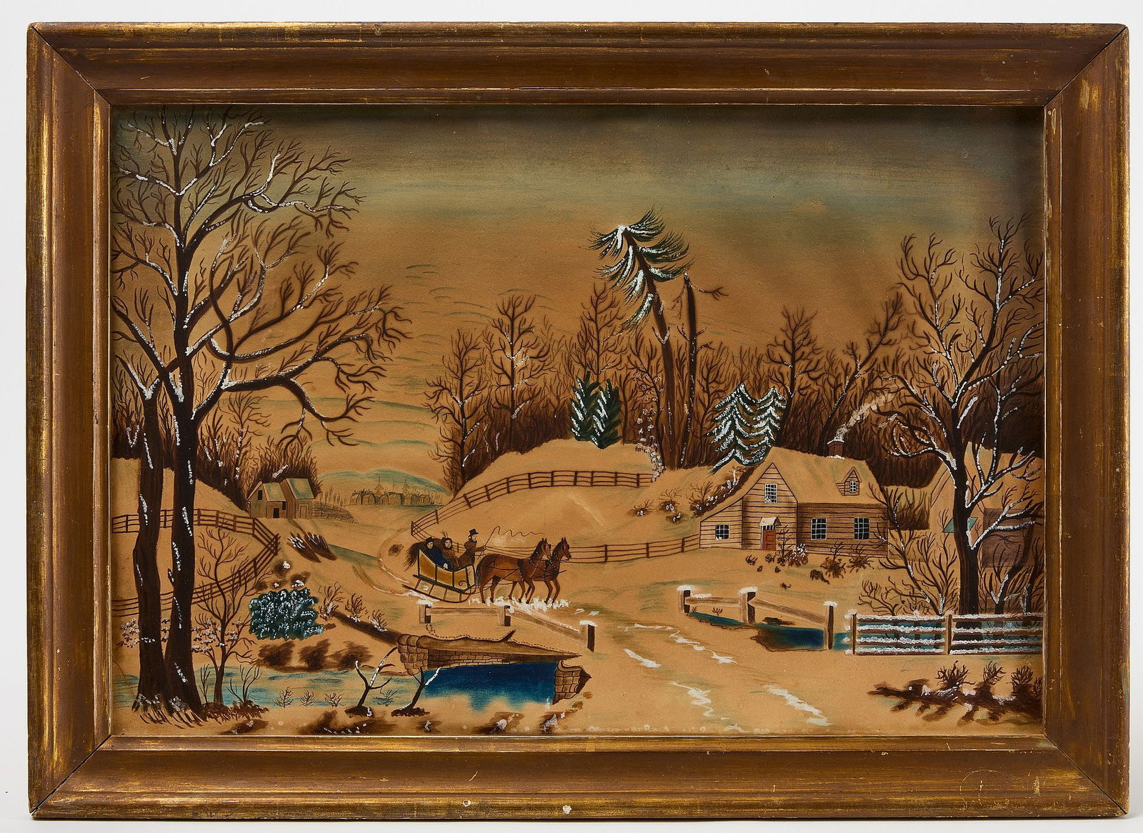 Sleigh Ride with  Horses (1 of 1)