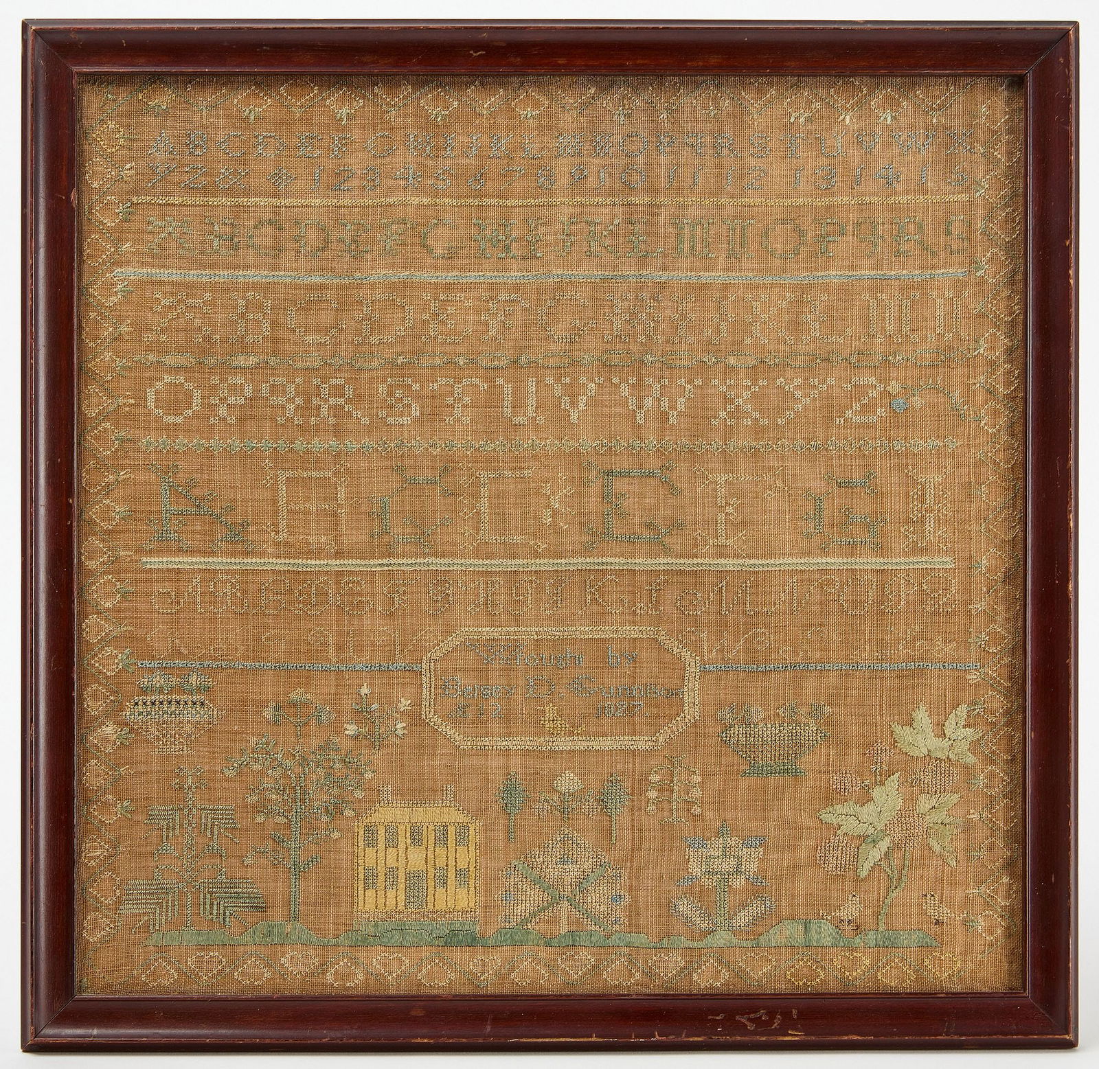 Betsy Gunnison - Needlework Sampler (1 of 2)