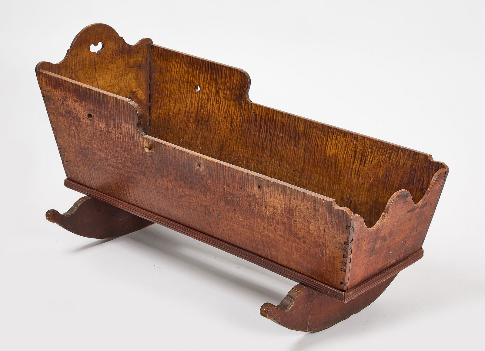 Tiger Maple Cradle (1 of 9)