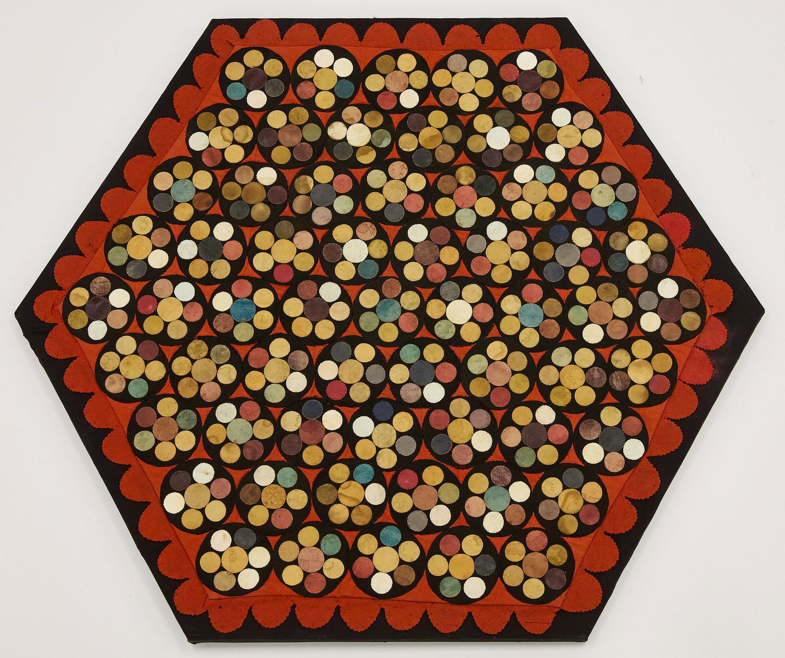 Leather Penny Rug (1 of 2)