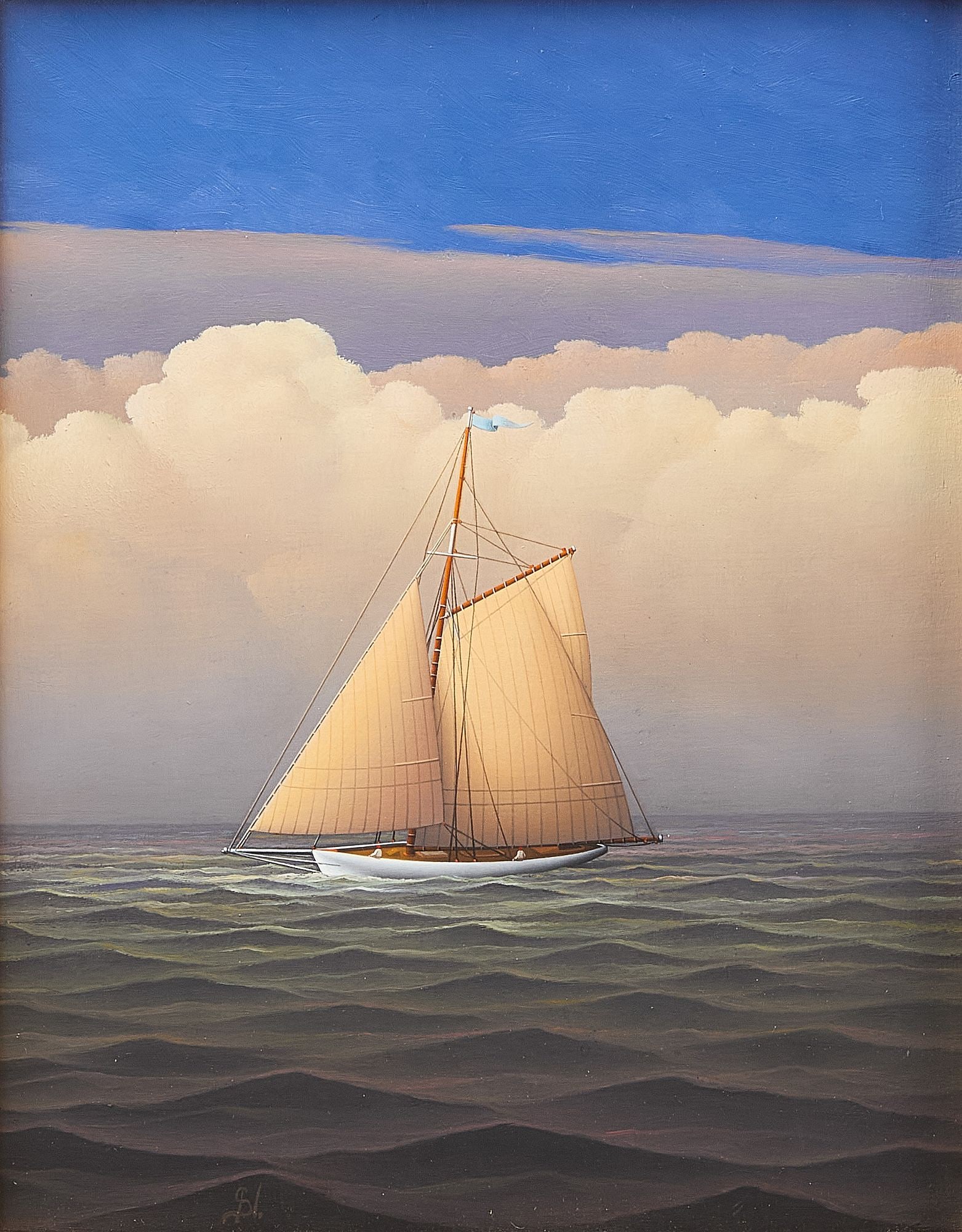 George Nemethy-Portrait of a Schooner (1 of 3)