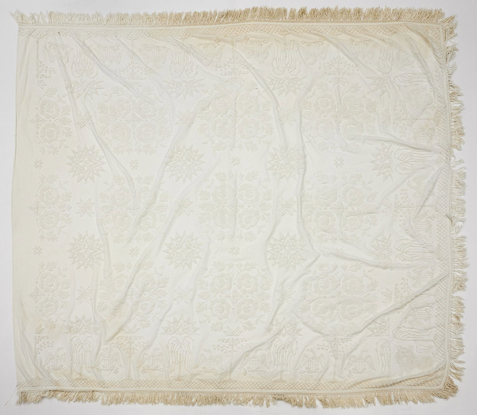 Candle Wick Bedspread (1 of 3)