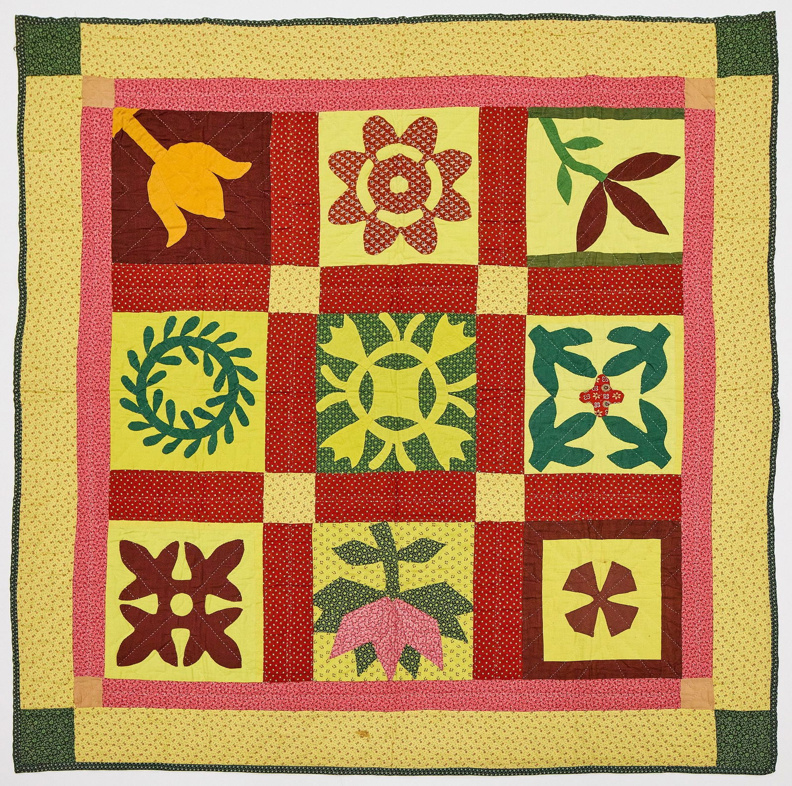 Sampler Crib Quilt (1 of 3)