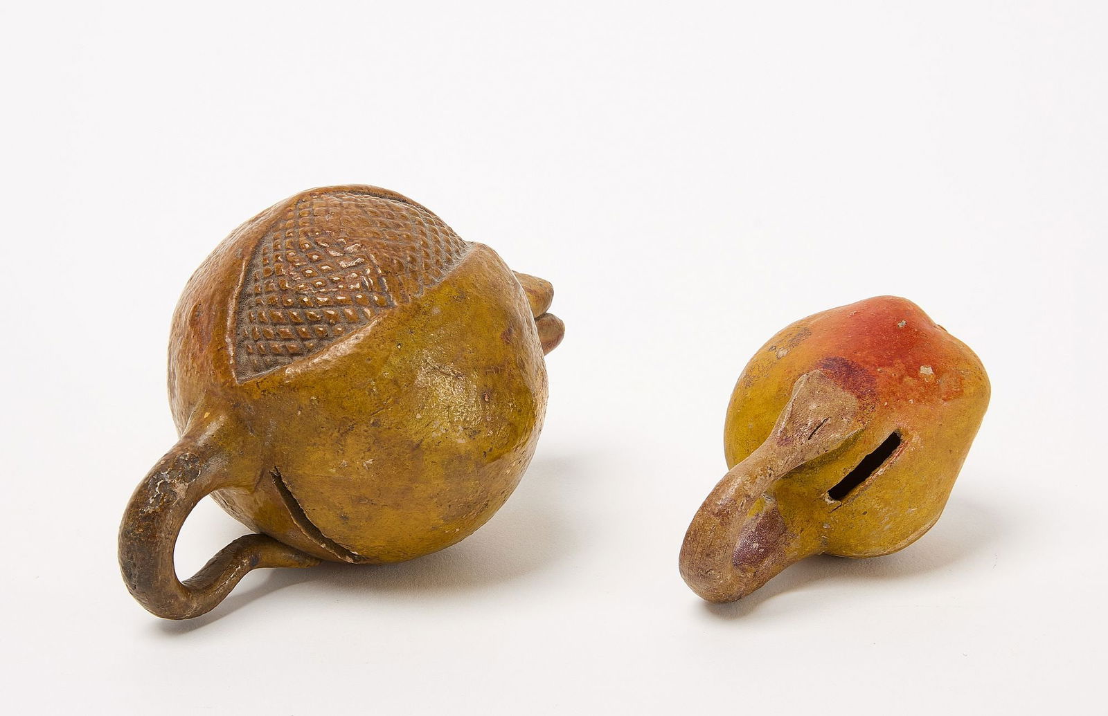 Two  Chalkware Fruit Banks (1 of 4)