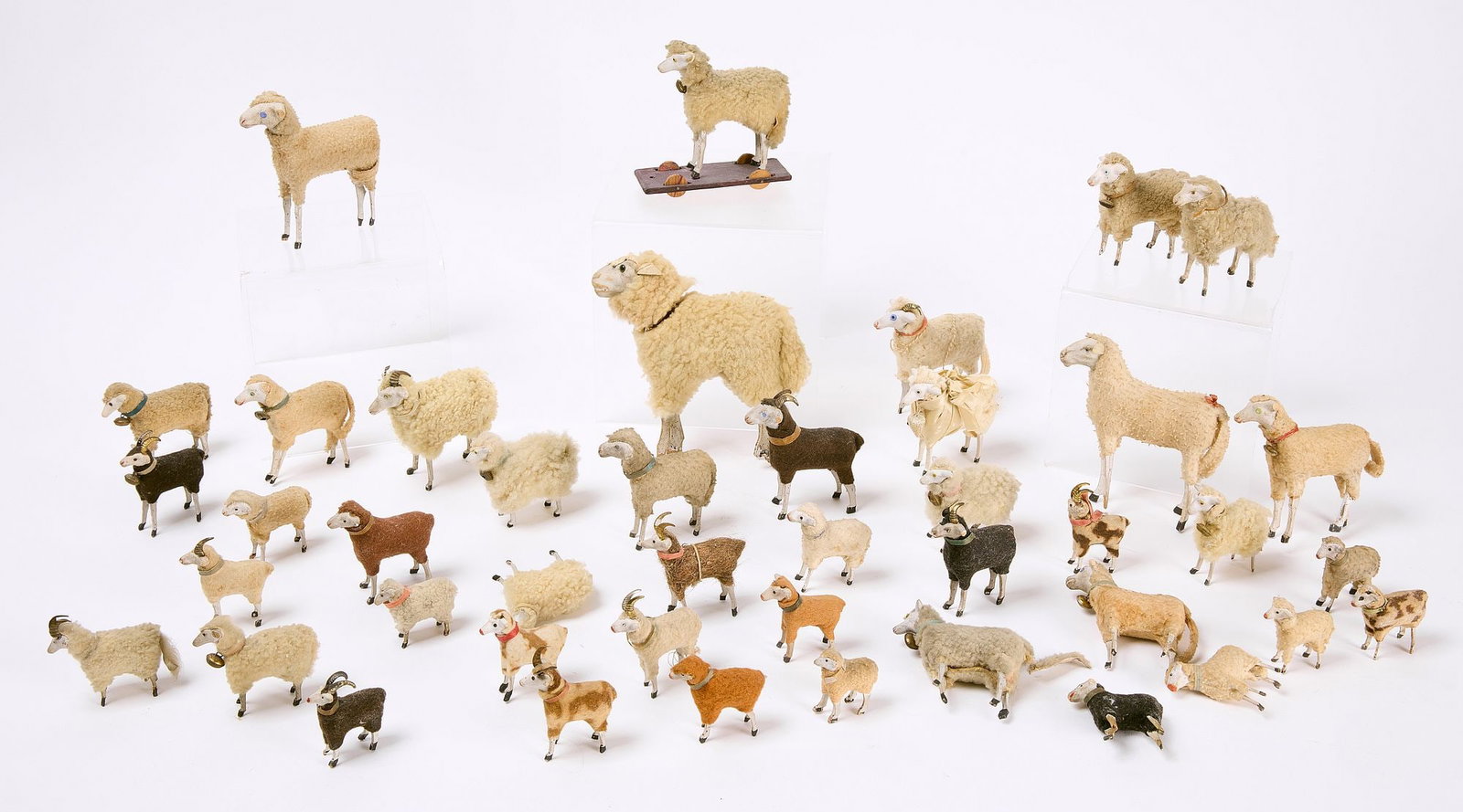 Fourty-Three German Made Stuffed Sheep Toys (1 of 7)