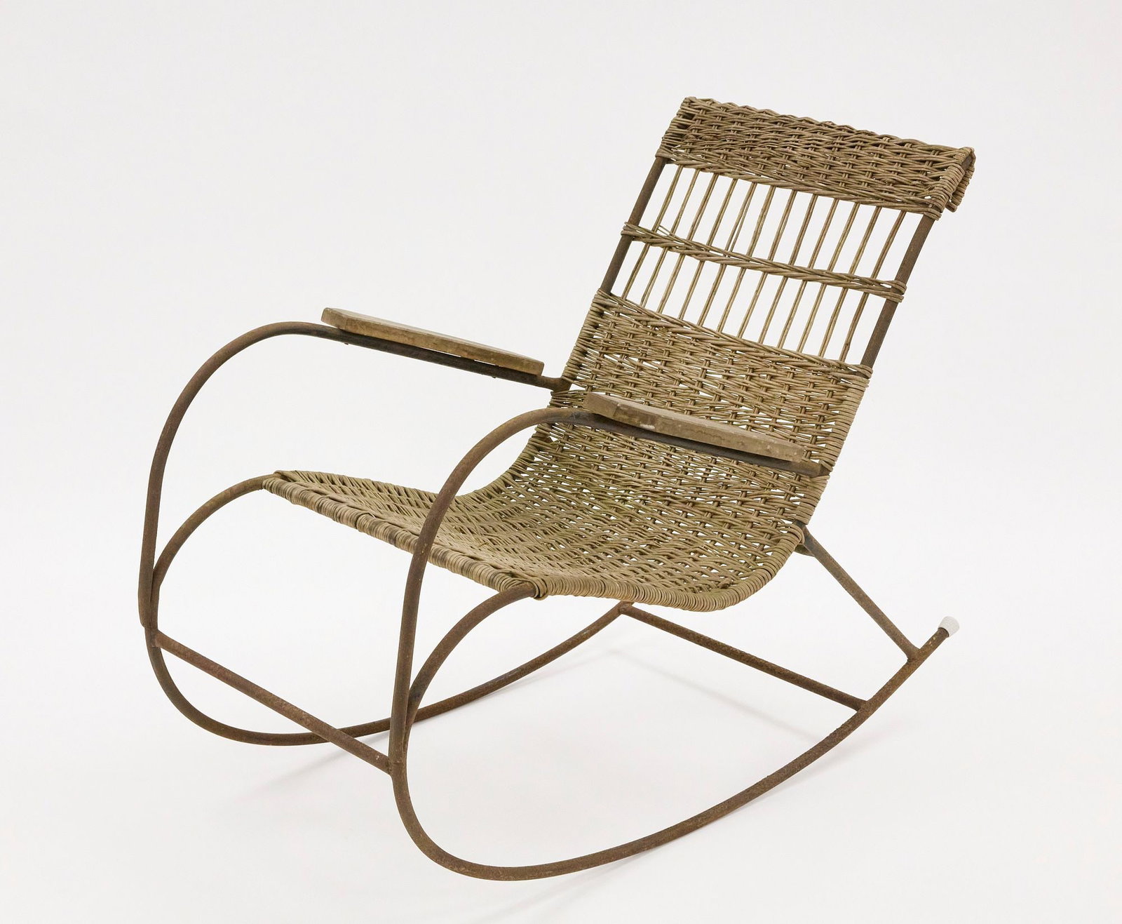 Modern Wicker Rocking Chair (1 of 4)