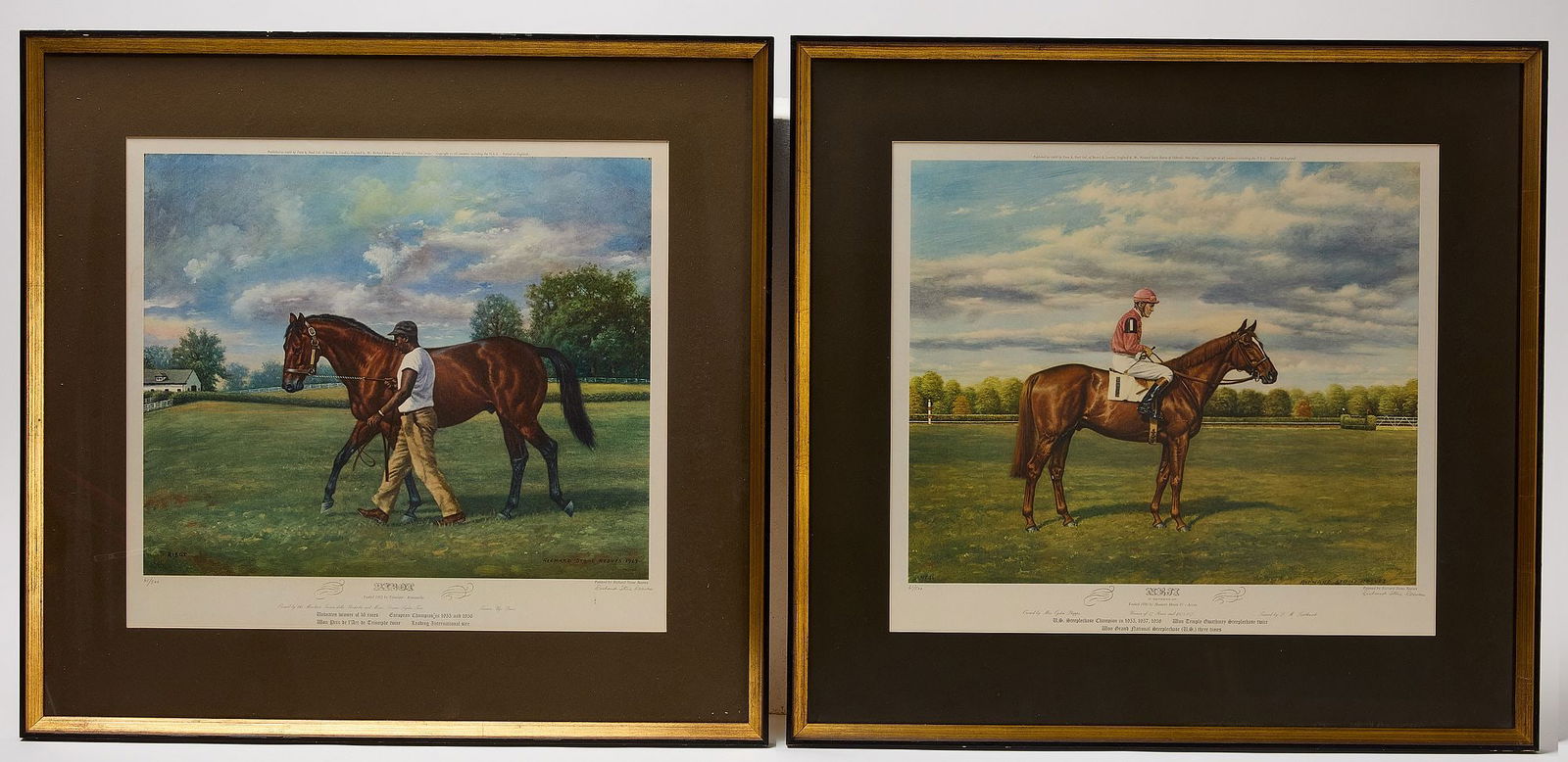 Richard Stone Reeves-Four Signed Equestrian Prints (1 of 6)