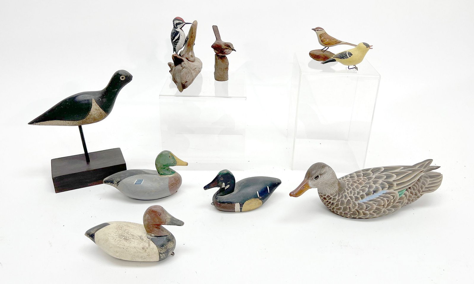 Group of Carved Birds and Decoys (1 of 2)