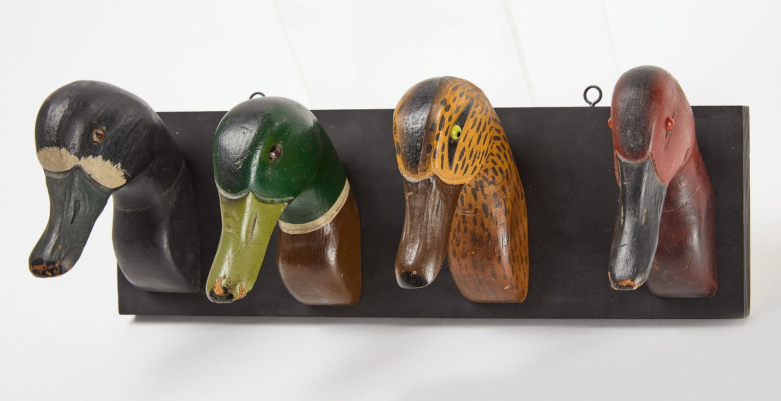 Four Mounted Duck Decoy Heads (1 of 6)