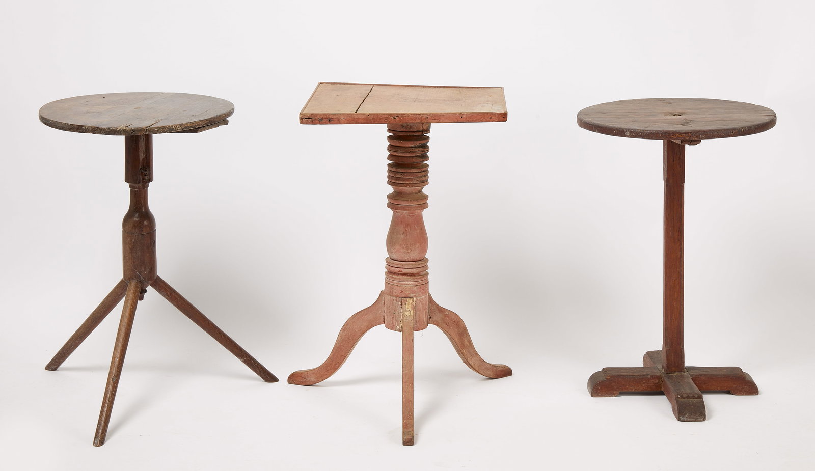 Three Early Candlestands (1 of 6)