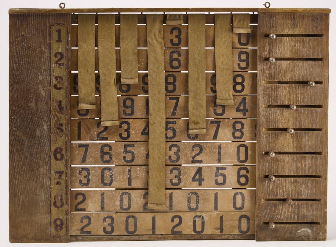 Unusual Game Board or Gambling Game (1 of 2)