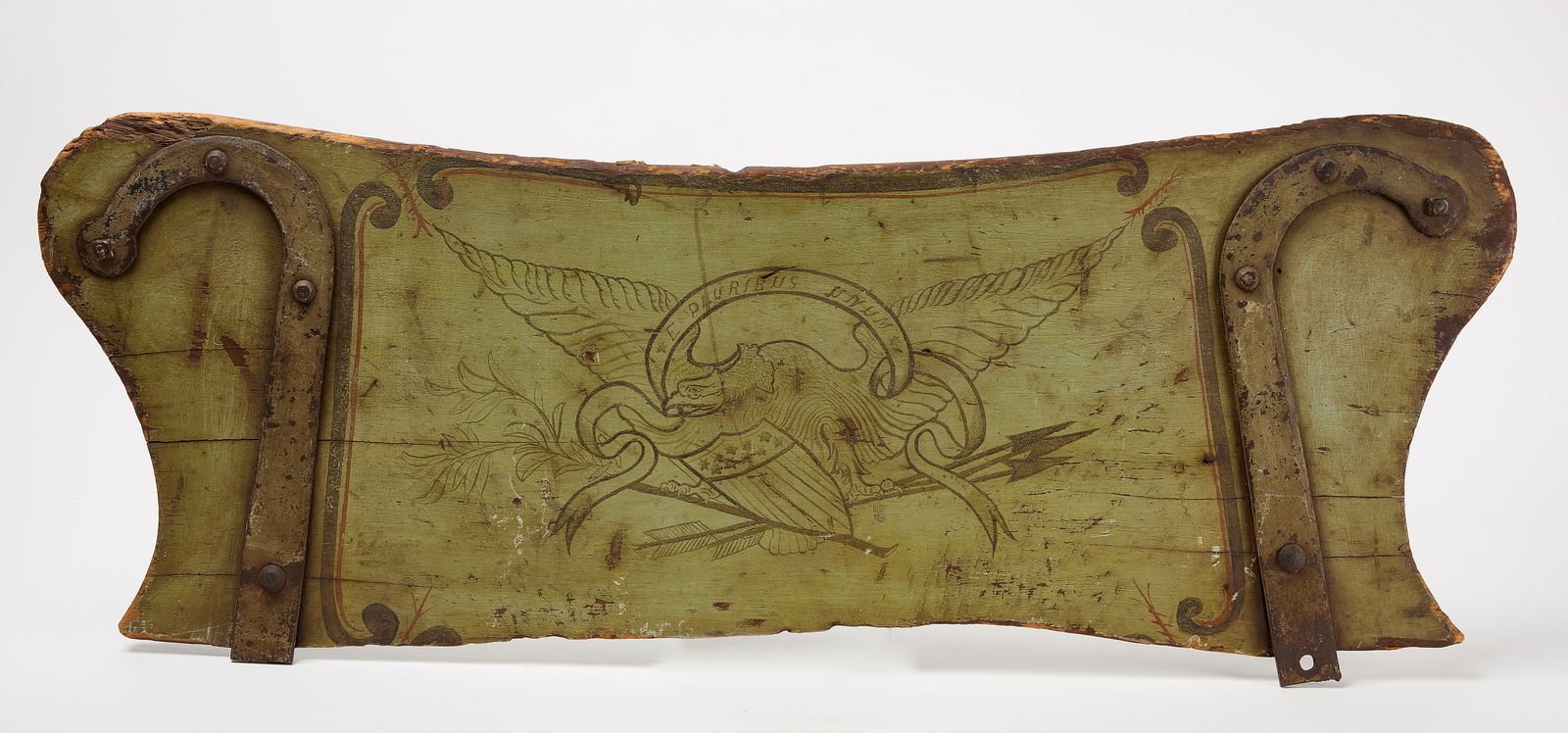 Patriotic Decorated Carriage Seat Back (1 of 4)