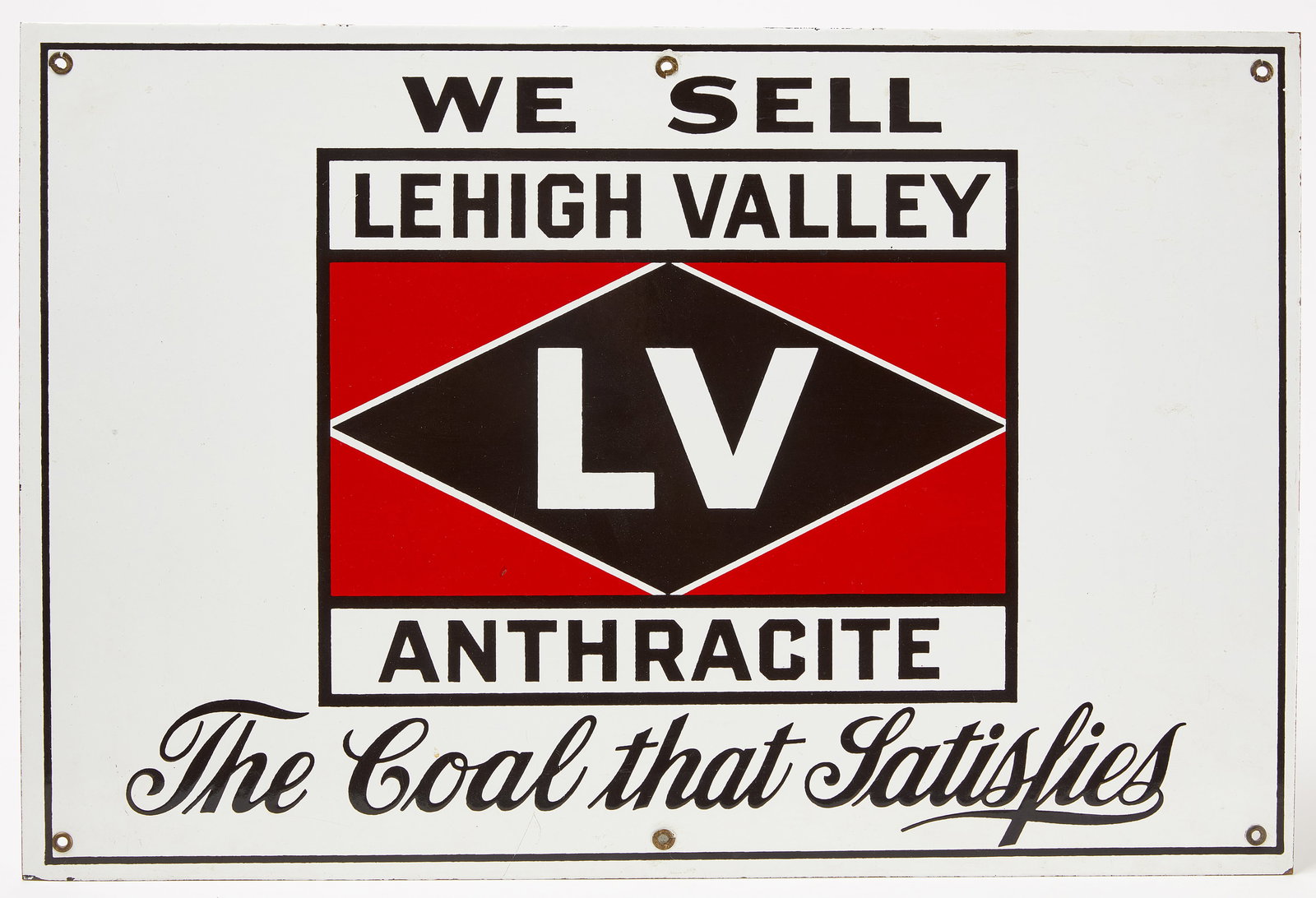 Lehigh Valley Anthracite Coal Sign (1 of 3)