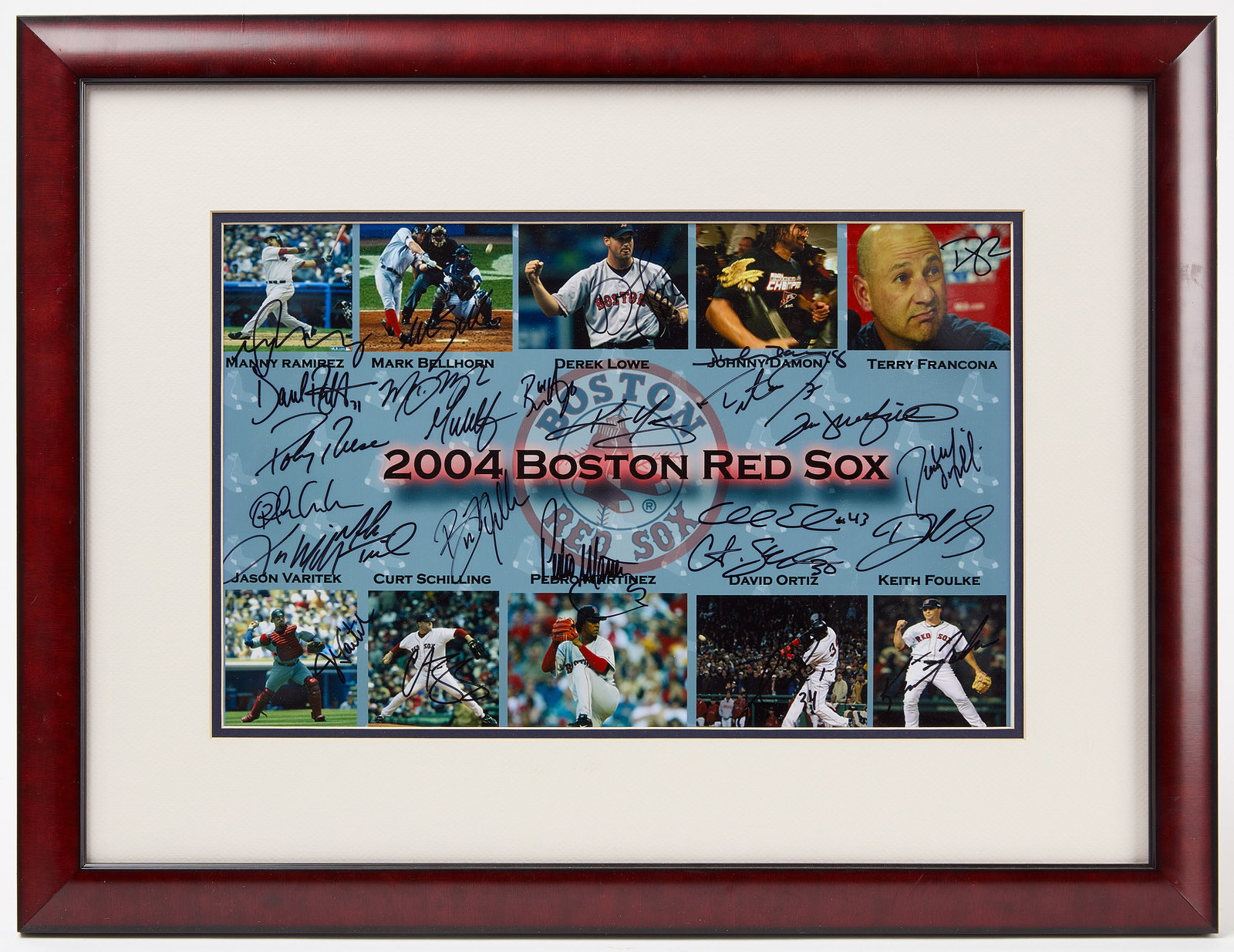 2004 Boston Red Sox Full Team Sign Photograph (1 of 2)