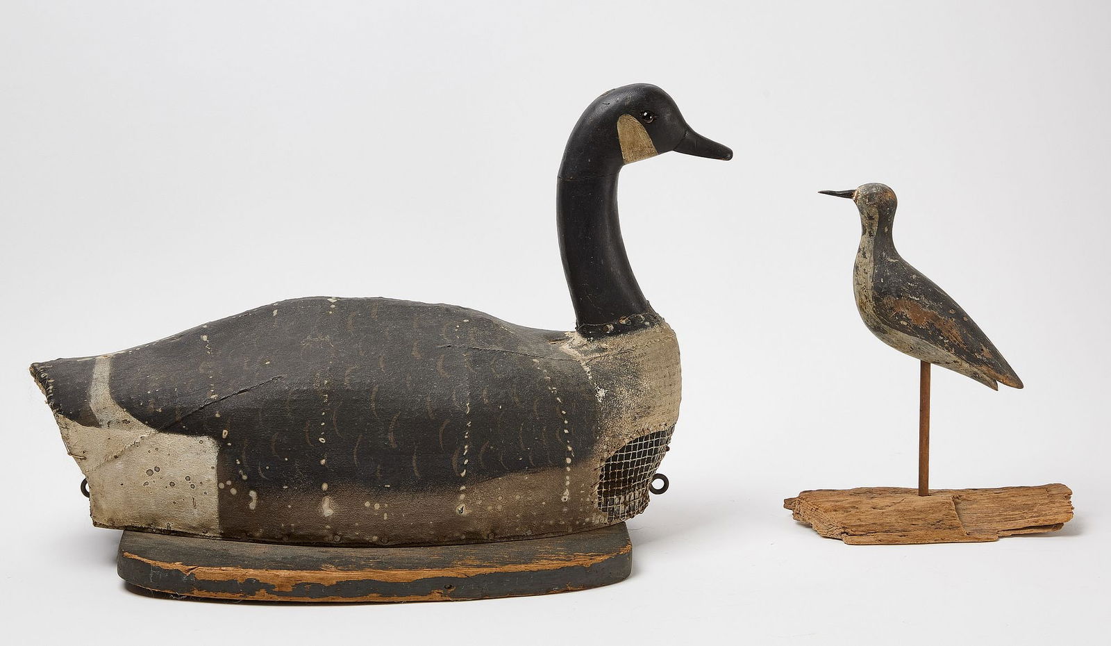 Shorebird Decoy and Goose Decoy (1 of 7)