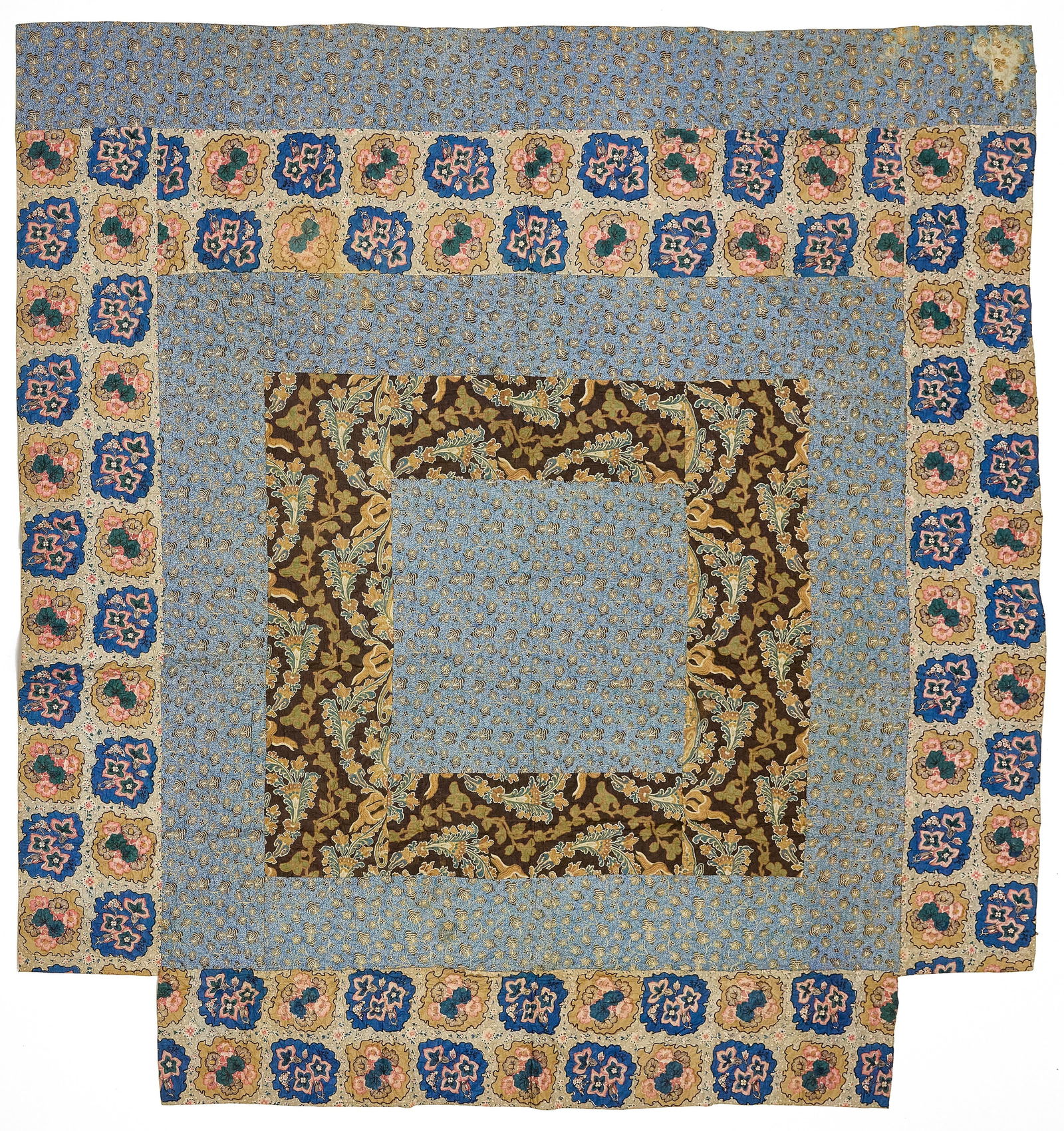 Early Chintz and Floral Quilt (1 of 3)