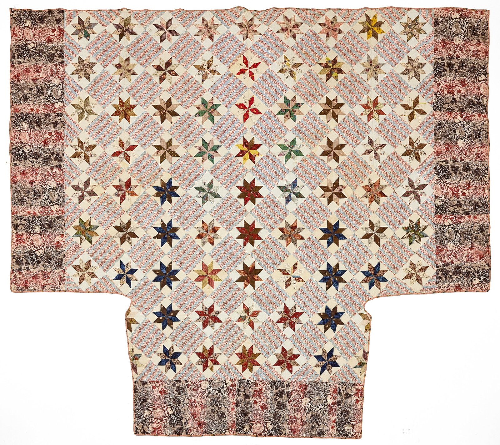 Early Chintz Quilt with Fruit Border (1 of 3)