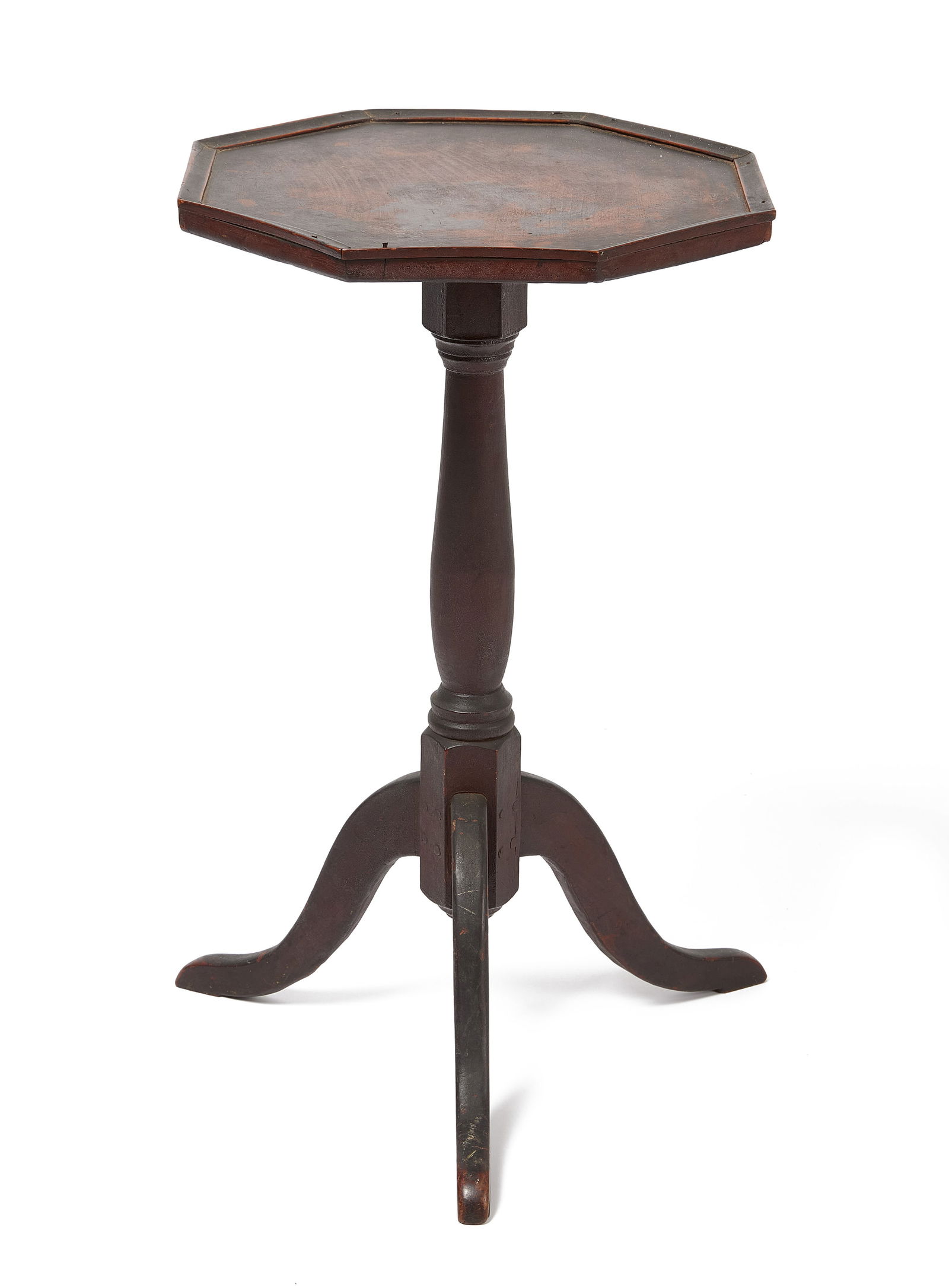 Queen Anne Candlestand with Octagonal Top (1 of 13)