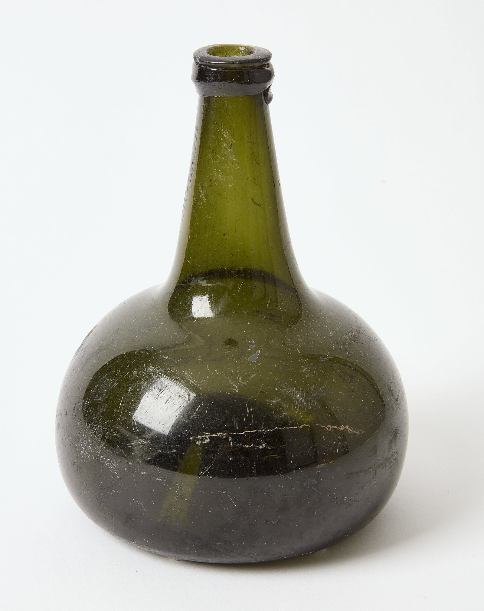 Blown Glass Squat Bottle (1 of 3)