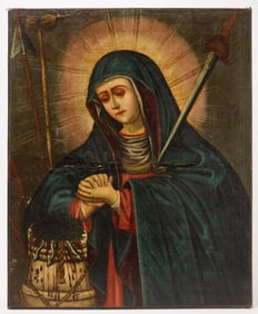 Cuzco School Painting - Madonna