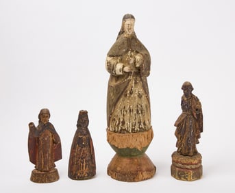 Four Santos Figures
