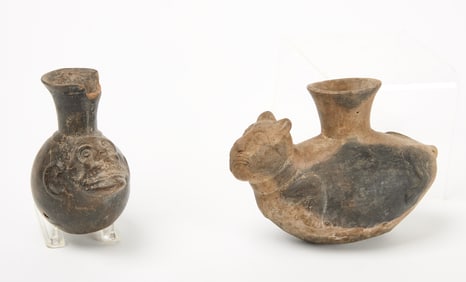 Two Early Peruvian Pottery Vessels