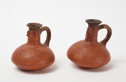 Pair of Pre Colombian  Pitchers