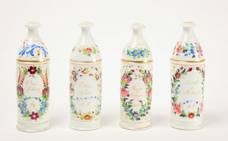 Four Apothecary Jars