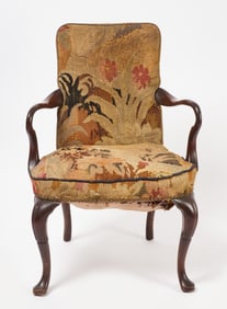 Georgian Armchair in Early Fabric