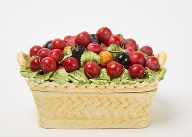 Fruit Basket Covered Serving Bowl