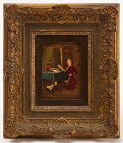 Portrait of Man Reading