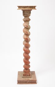 Spiral Solomonic Column Pedestal
