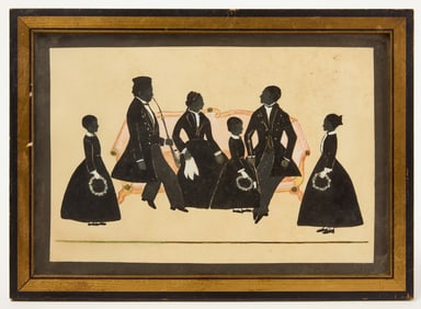 Early Family Group Silhouette