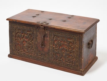 Early Carved European Chest