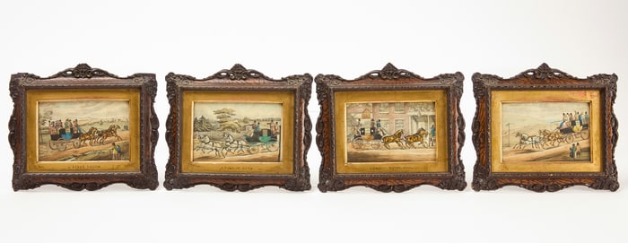 Four Regency Lithographs